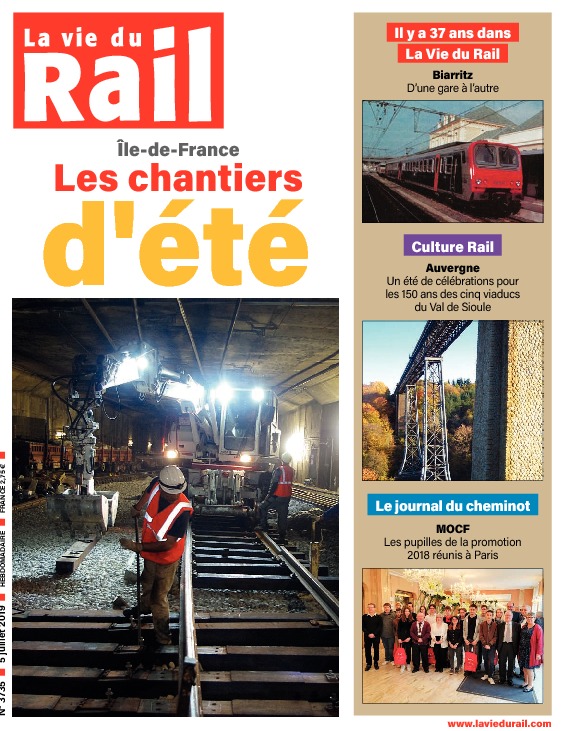 La Vie du Rail hebdo n°3735 - Papier