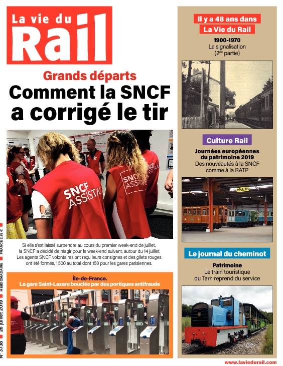 La Vie du Rail hebdo n°3738 - Papier
