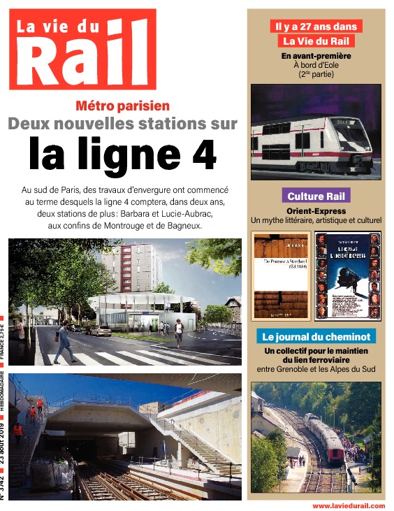 La Vie du Rail hebdo n°3742 - Papier