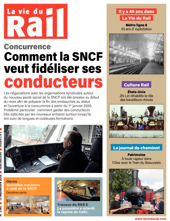 La Vie du Rail hebdo n°3745 - Papier