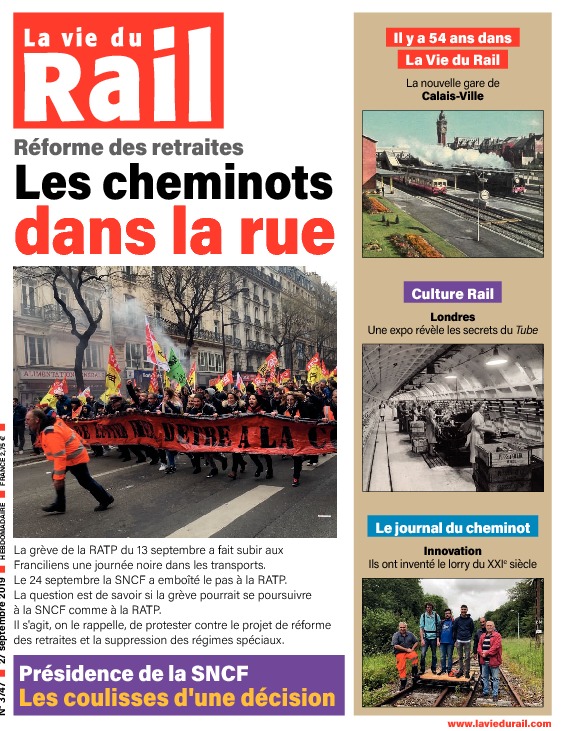 La Vie du Rail hebdo n°3747 - Papier