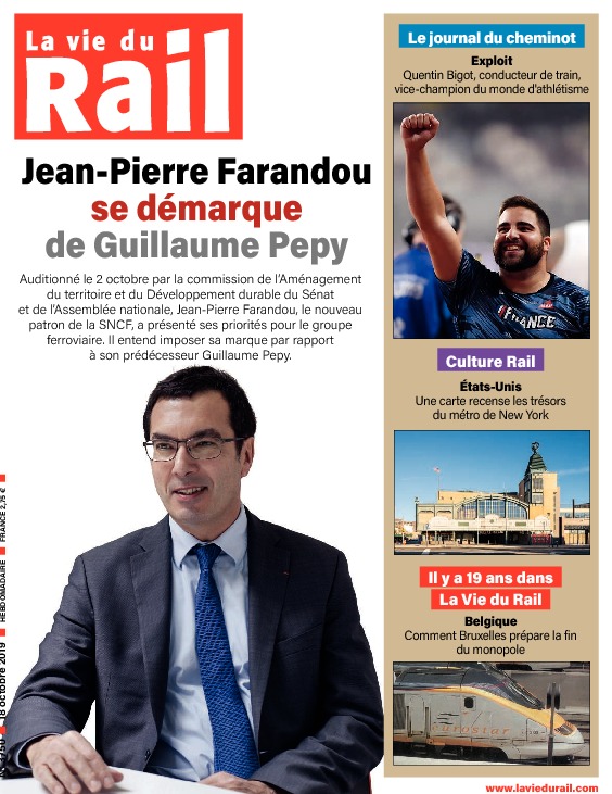 La Vie du Rail hebdo n°3750 - Papier