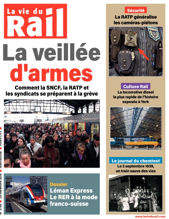 La Vie du Rail hebdo n°3756 - Papier