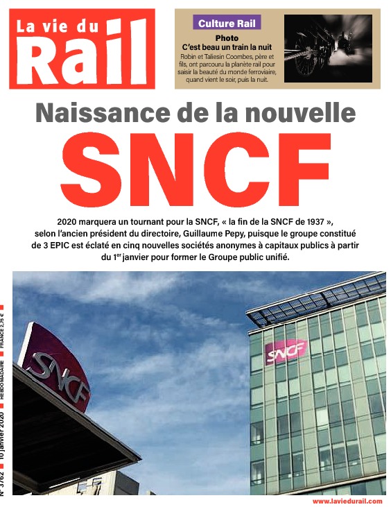 La Vie du Rail hebdo n°3762 - Papier