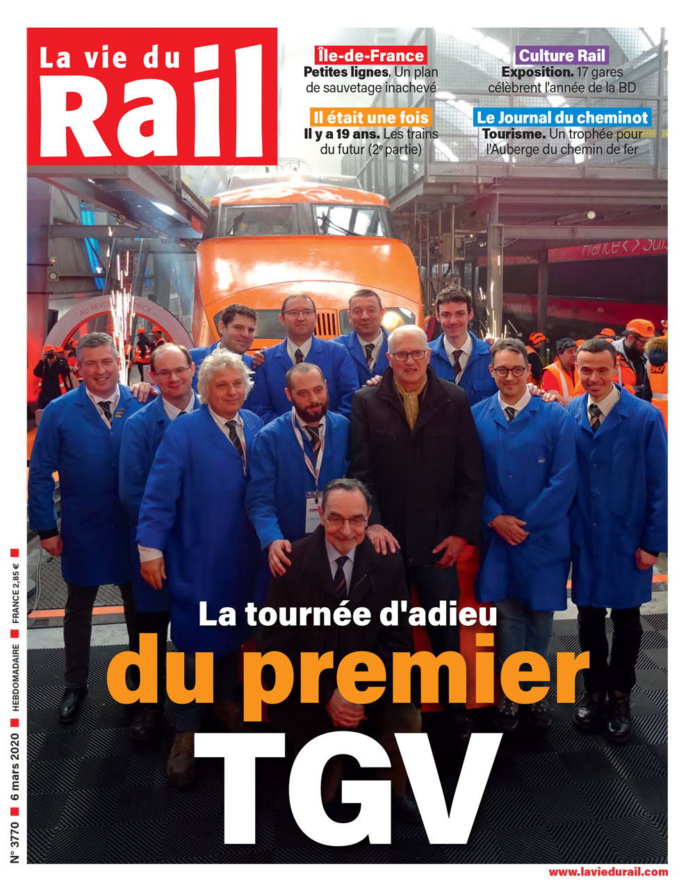 La Vie du Rail hebdo n°3770 - Papier
