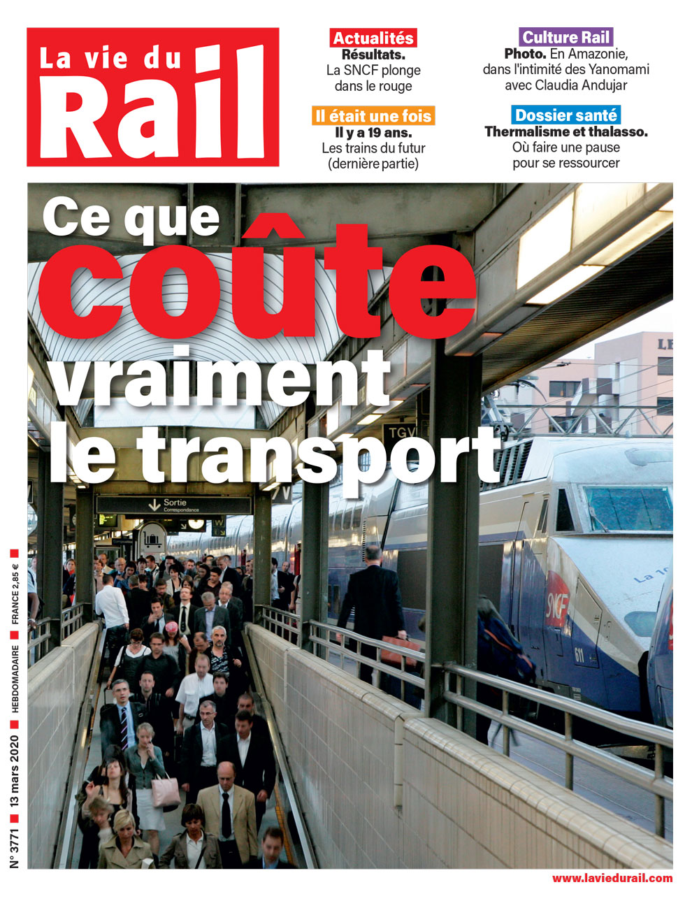 La Vie du Rail hebdo n°3771 - Papier