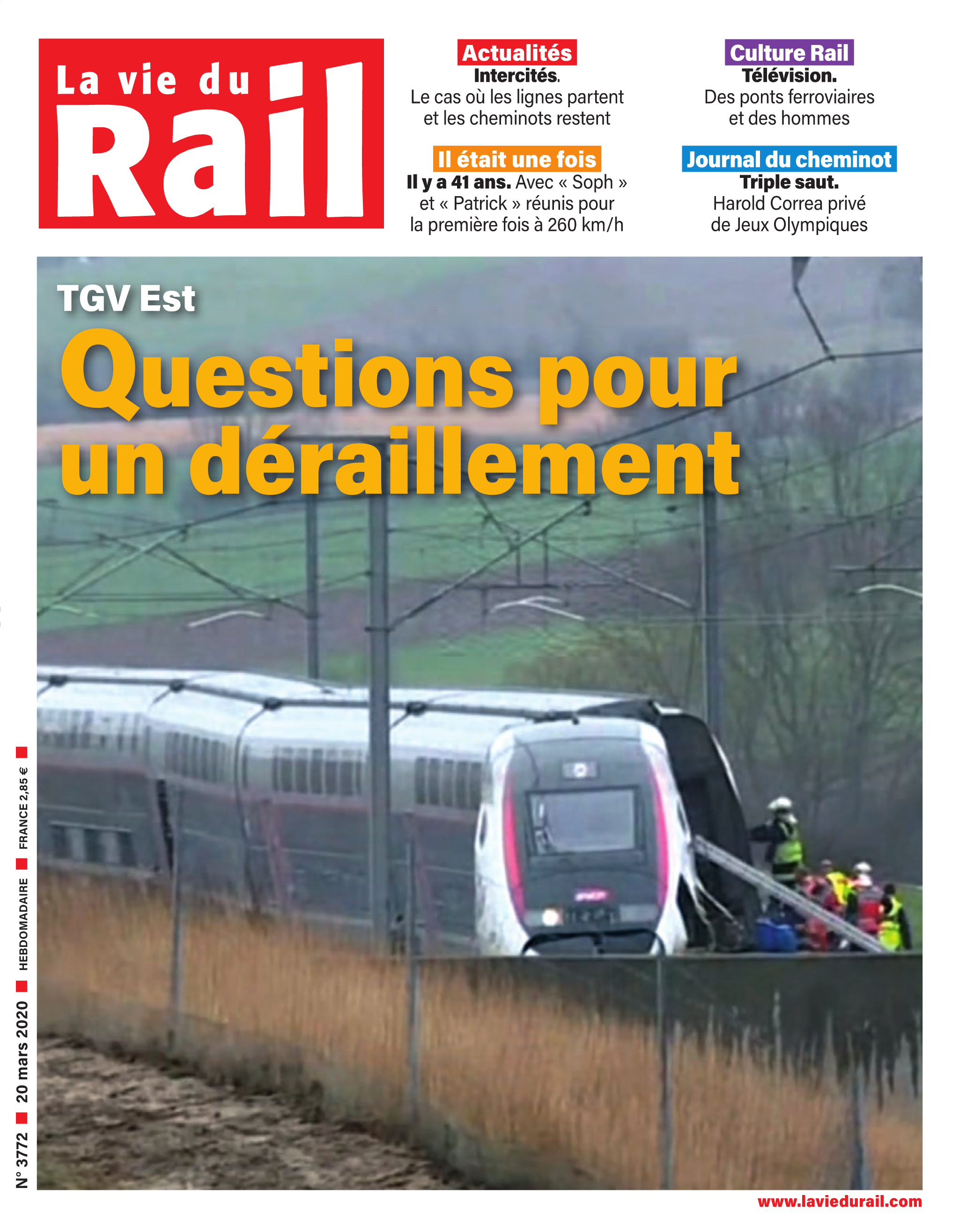 La Vie du Rail hebdo n°3772 - Papier