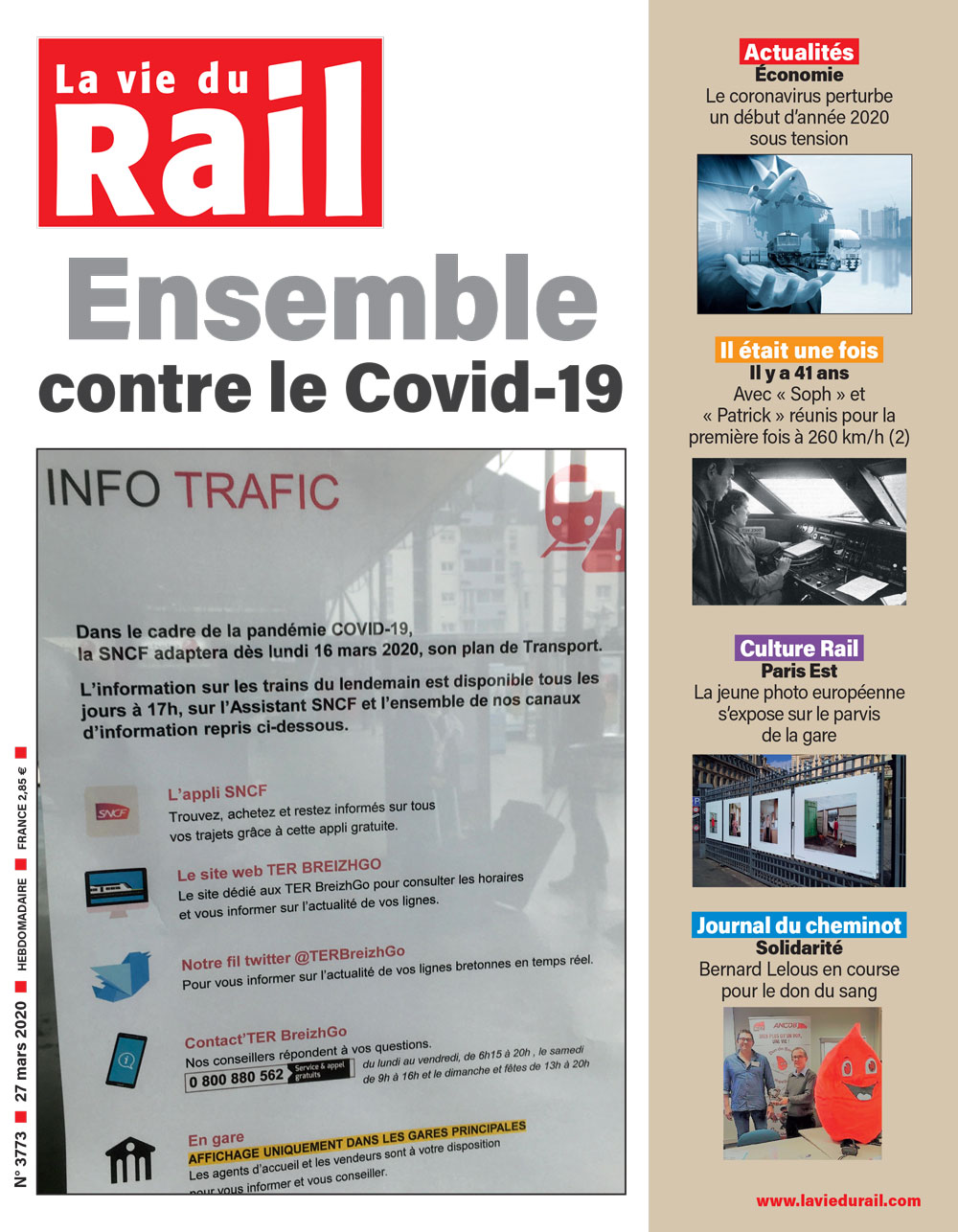 La Vie du Rail hebdo n°3773 - Papier