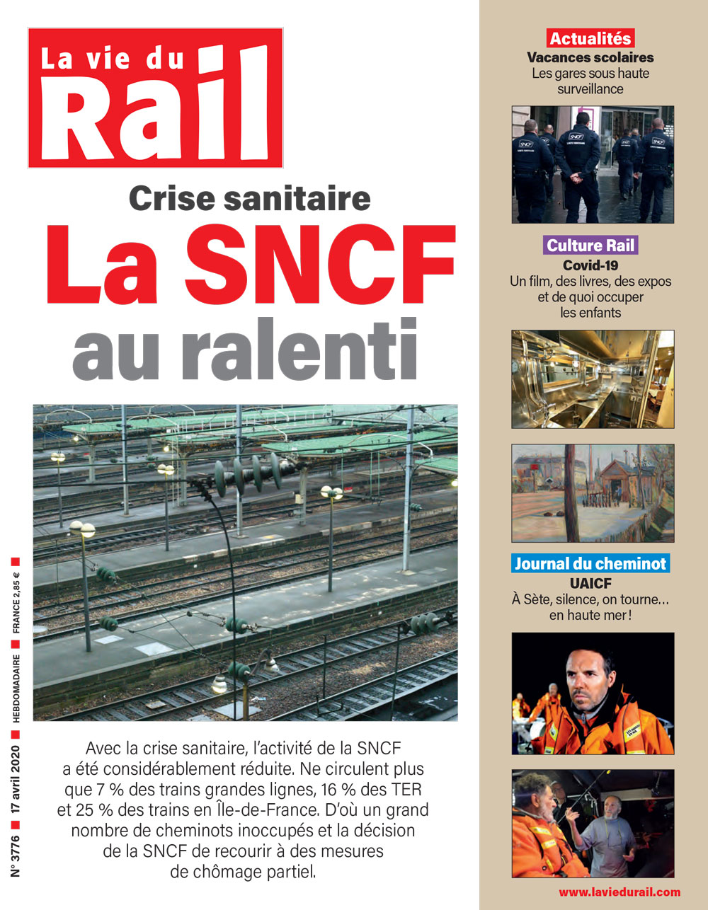 La Vie du Rail hebdo n°3776 - Papier