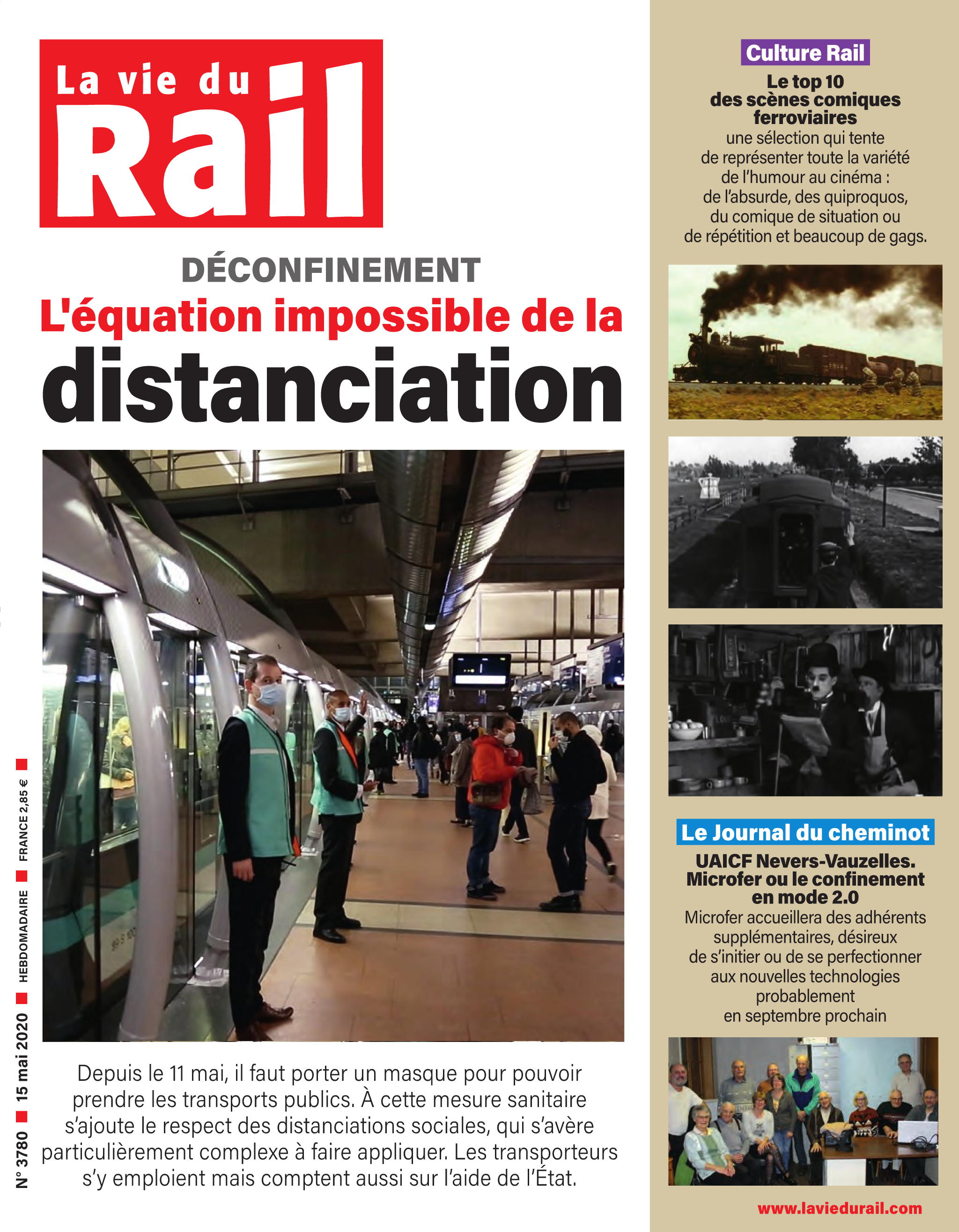 La Vie du Rail hebdo n°3780 - Papier