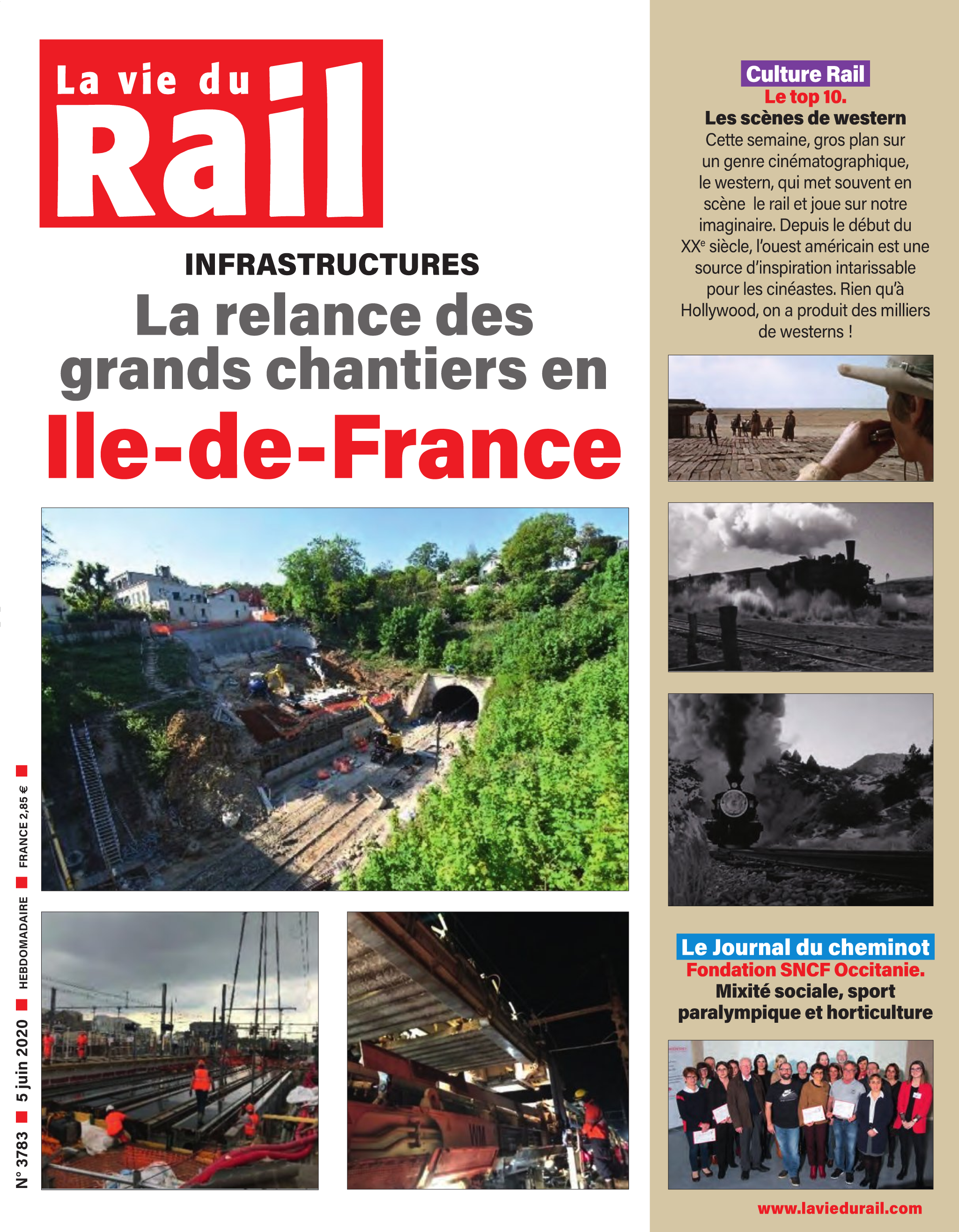 La Vie du Rail hebdo n°3783 - Papier