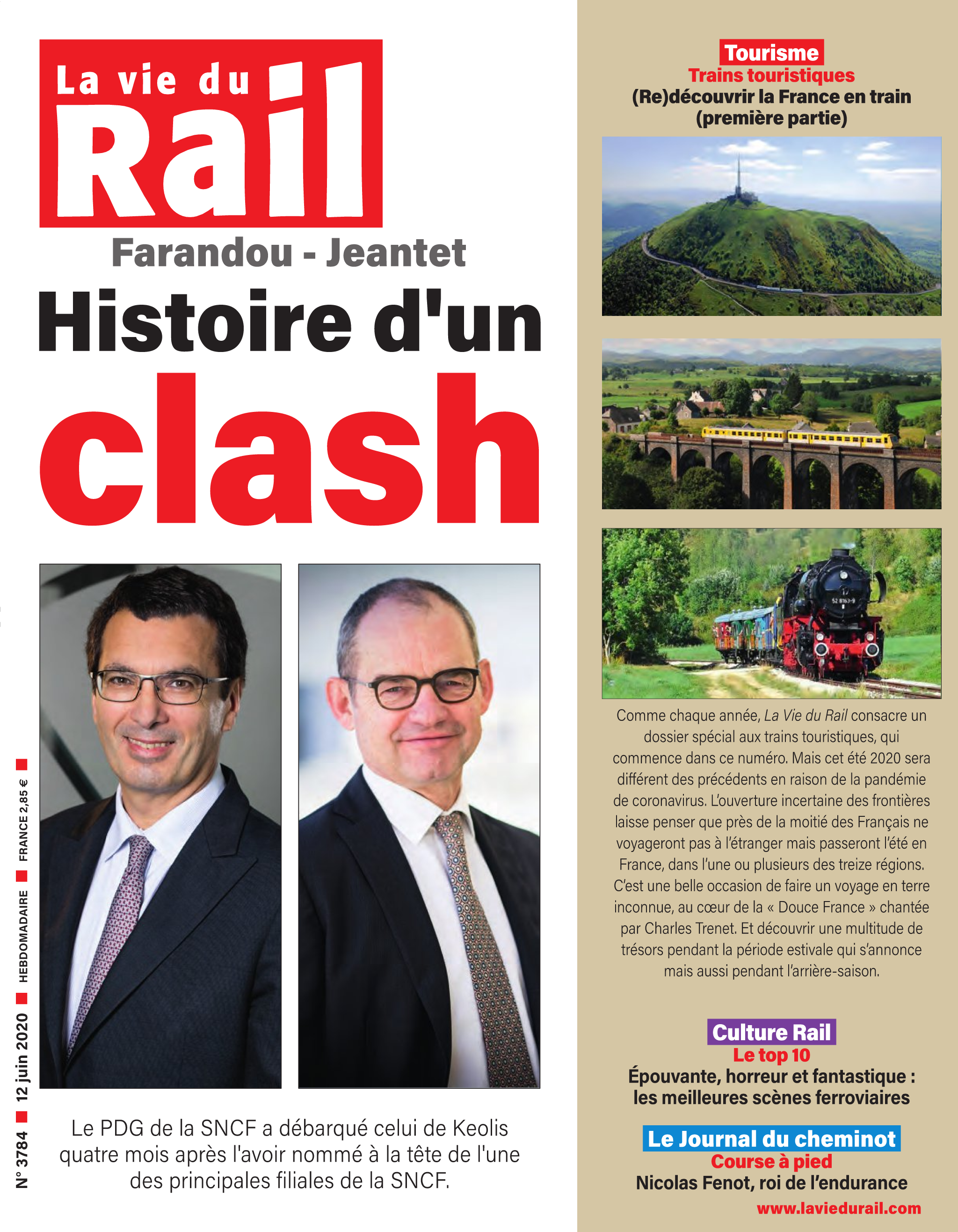 La Vie du Rail hebdo n°3784 - Papier