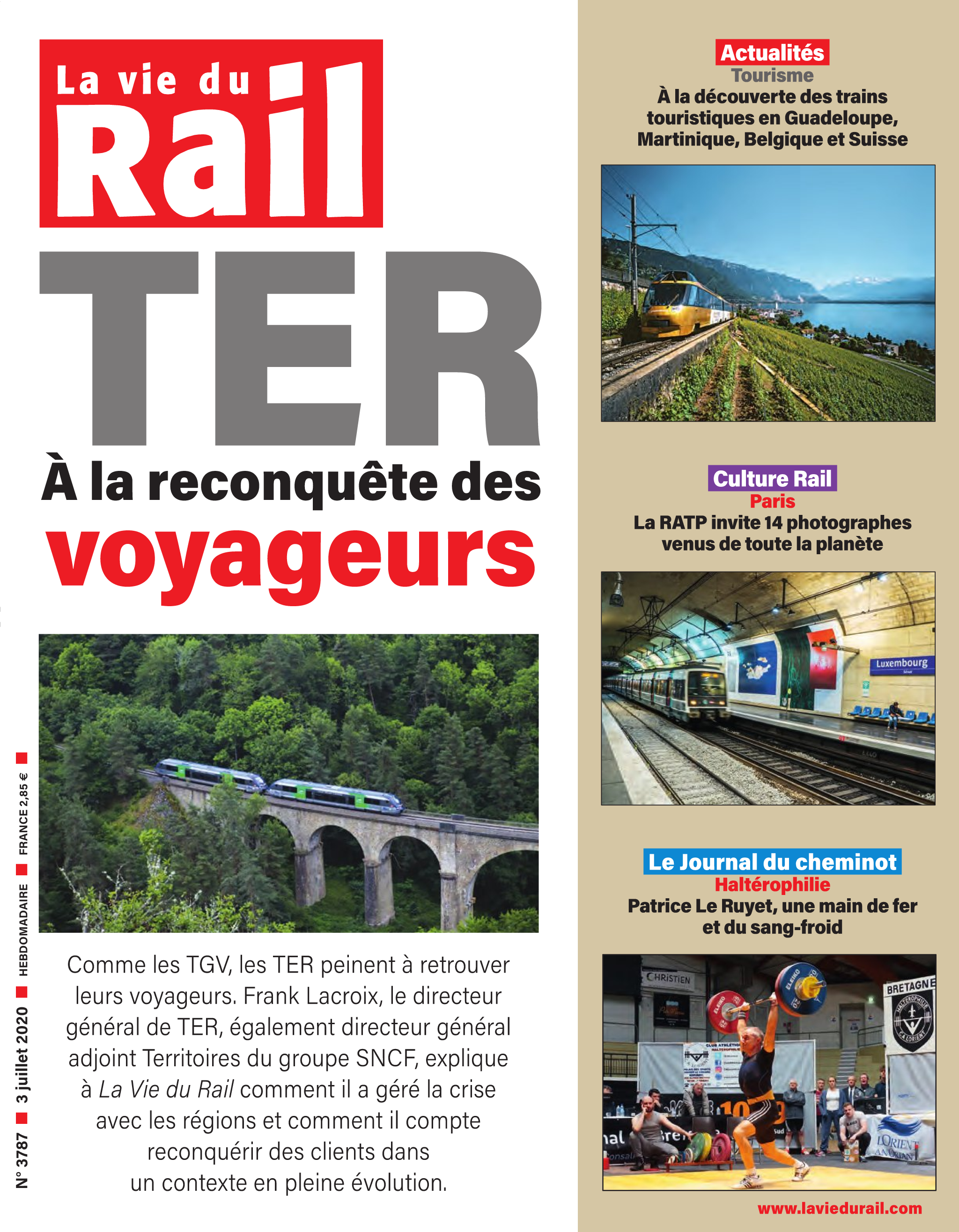 La Vie du Rail hebdo n°3787 - Numérique