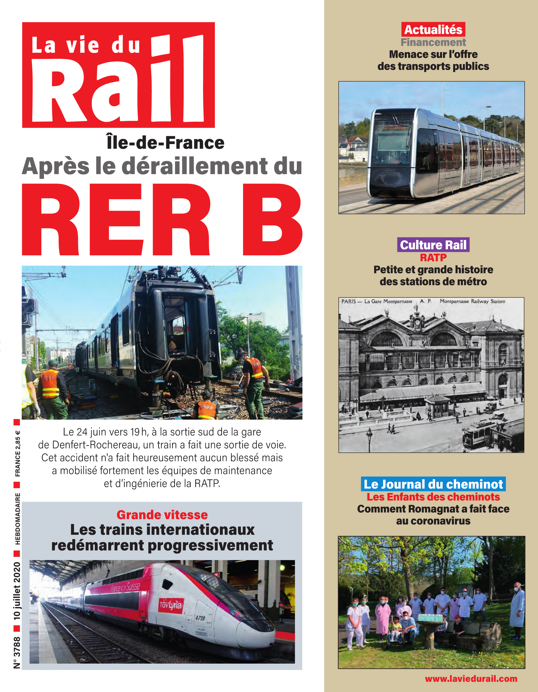 La Vie du Rail hebdo n°3788 - Numérique