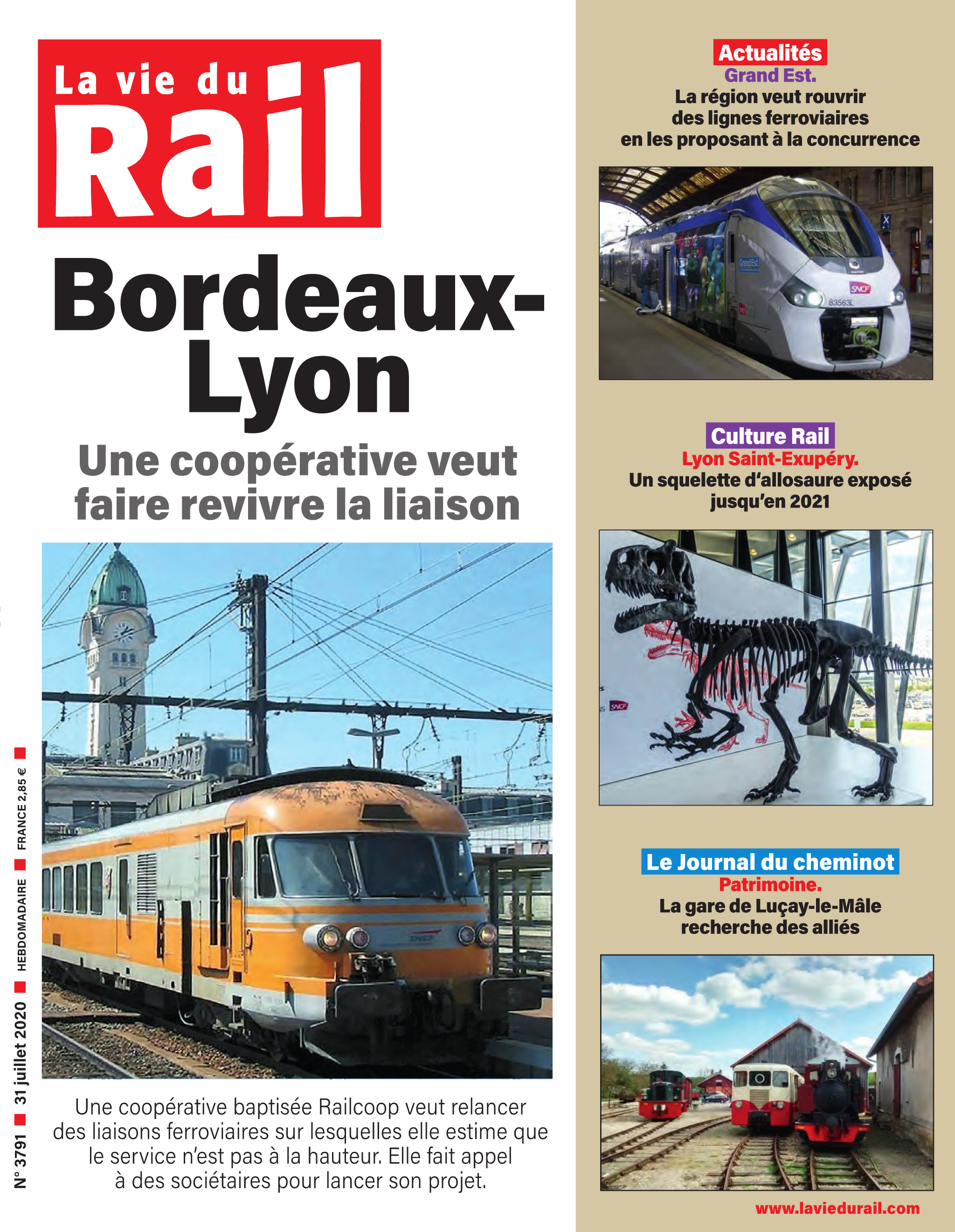 La Vie du Rail hebdo n°3791 - Numérique