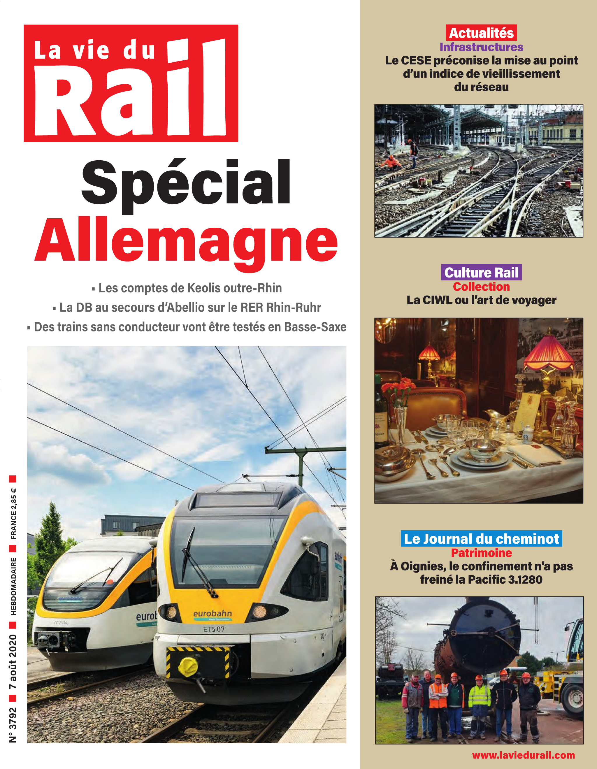 La Vie du Rail hebdo n°3792 - Numérique