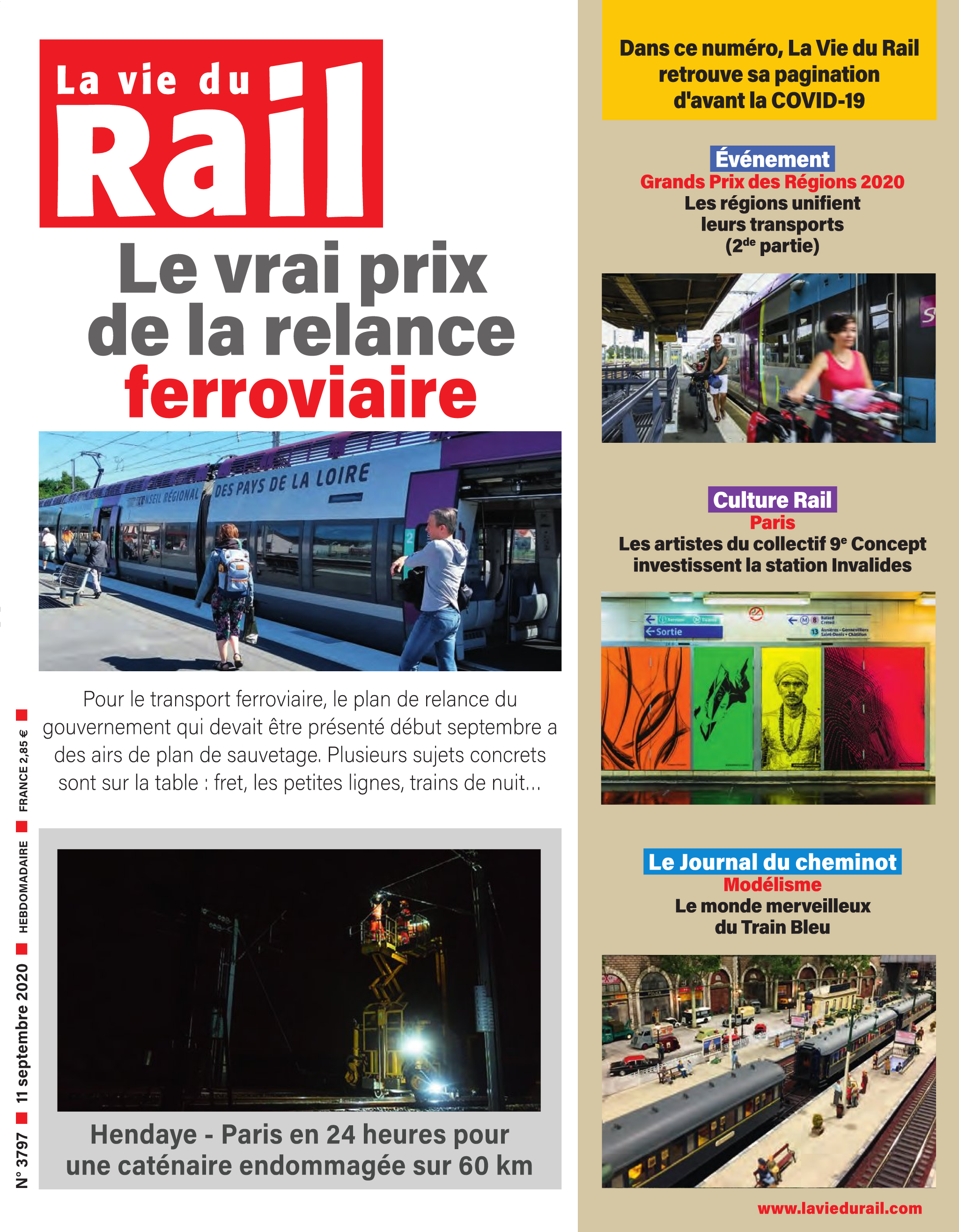 La Vie du Rail hebdo n°3797 - Numérique
