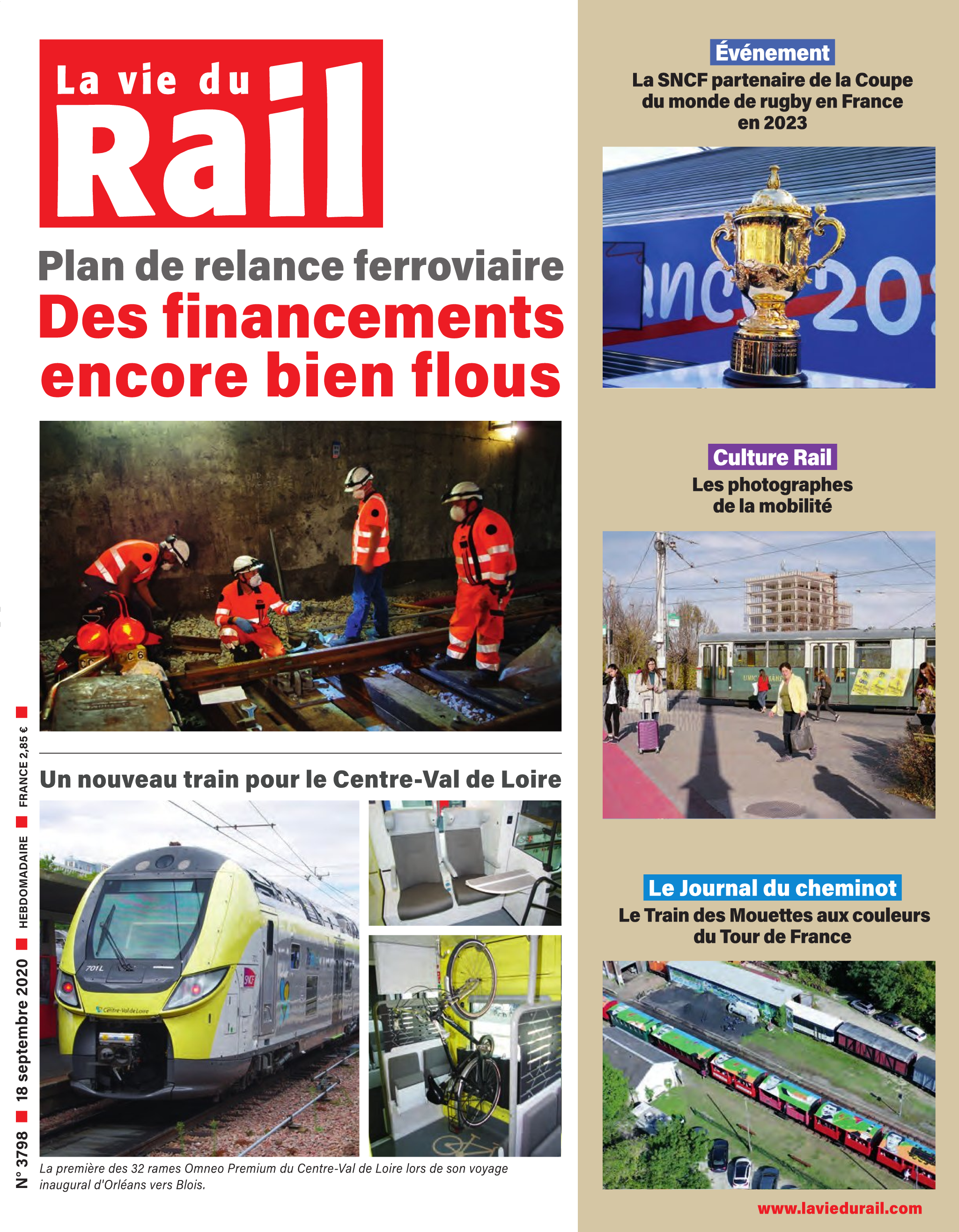 La Vie du Rail hebdo n°3798 - Numérique