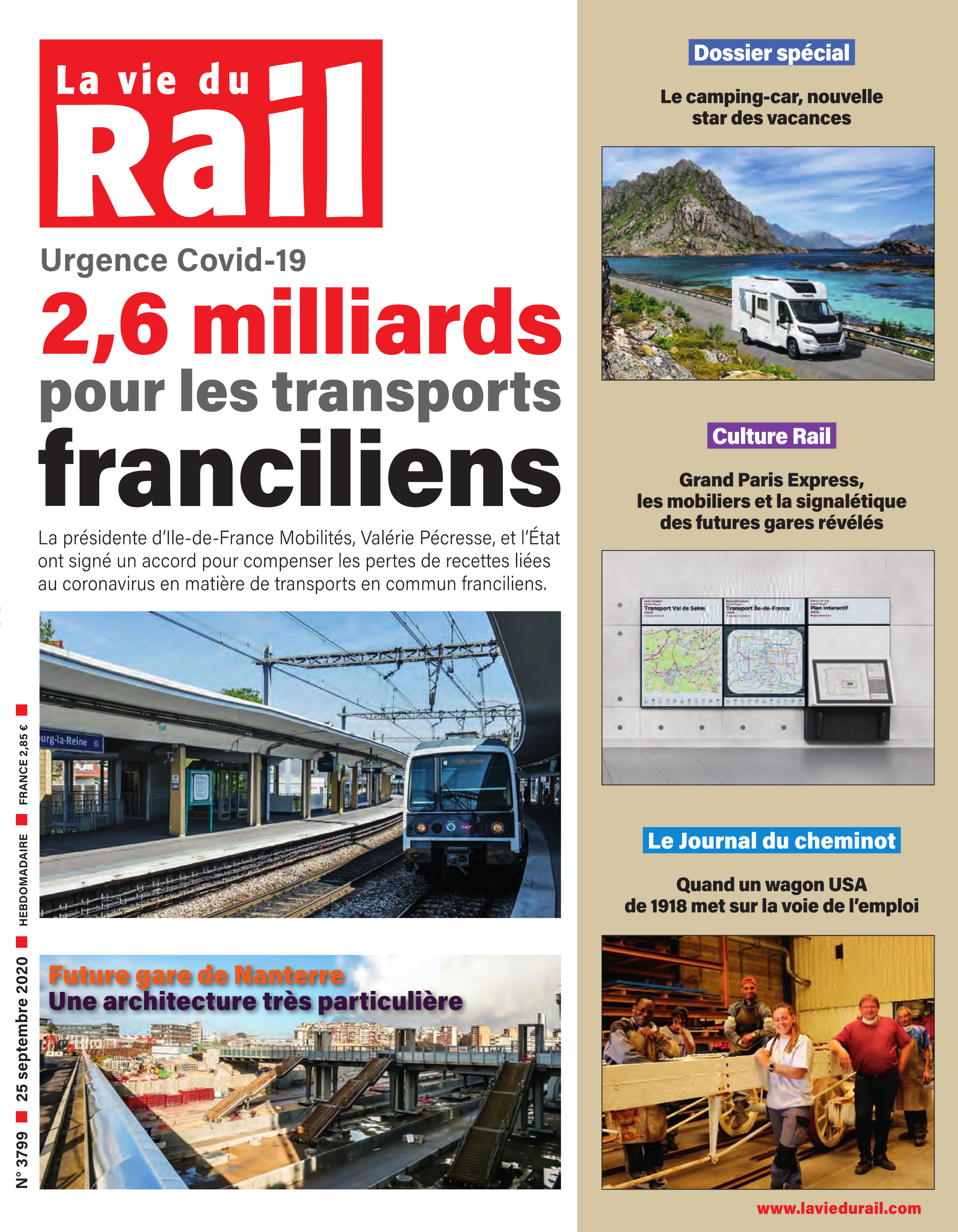 La Vie du Rail hebdo n°3799 - Numérique