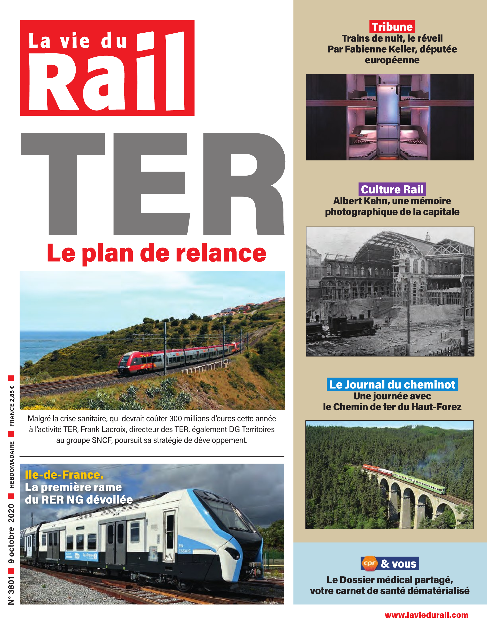 La Vie du Rail hebdo n°3801 - Numérique