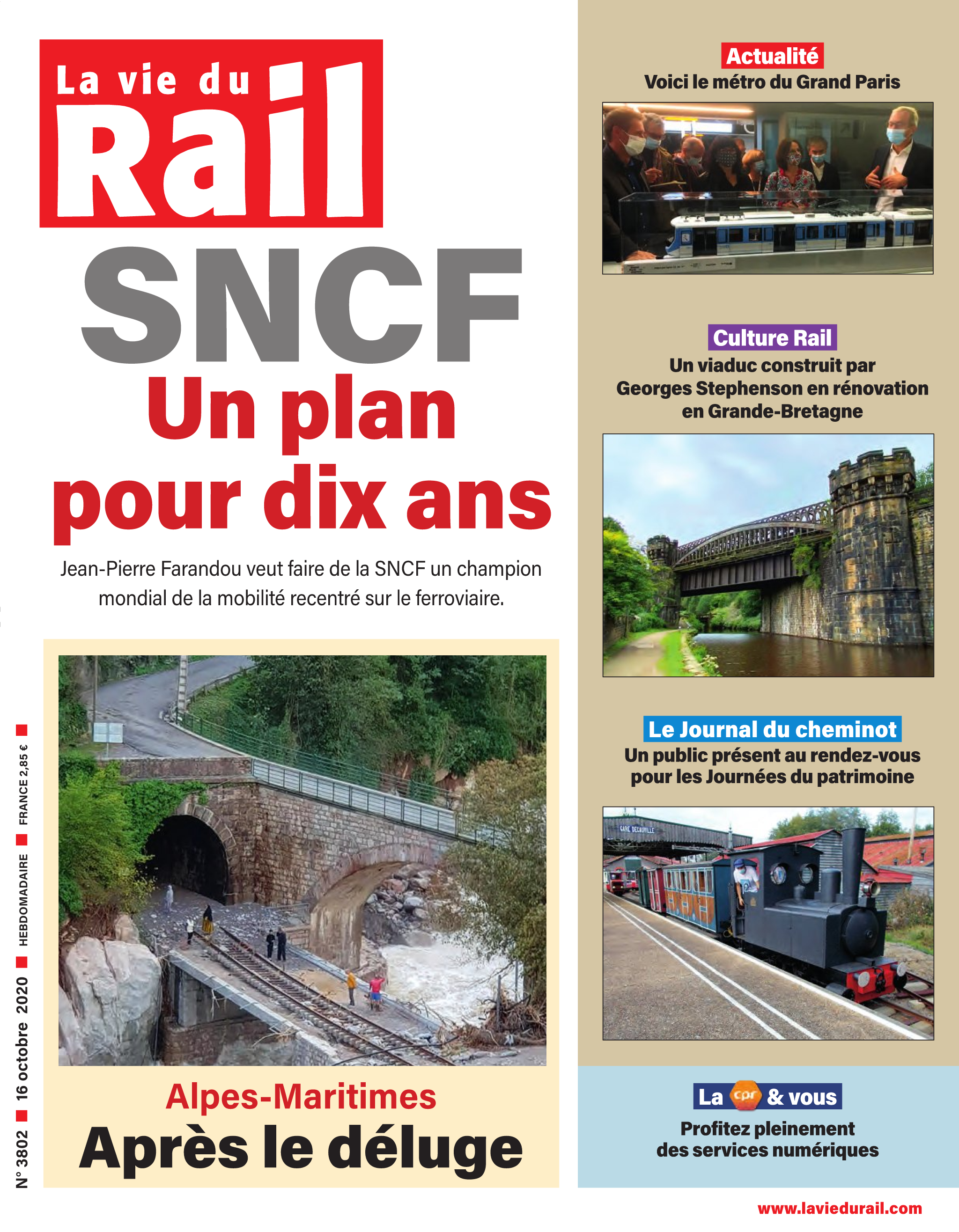 La Vie du Rail hebdo n°3802 - Numérique