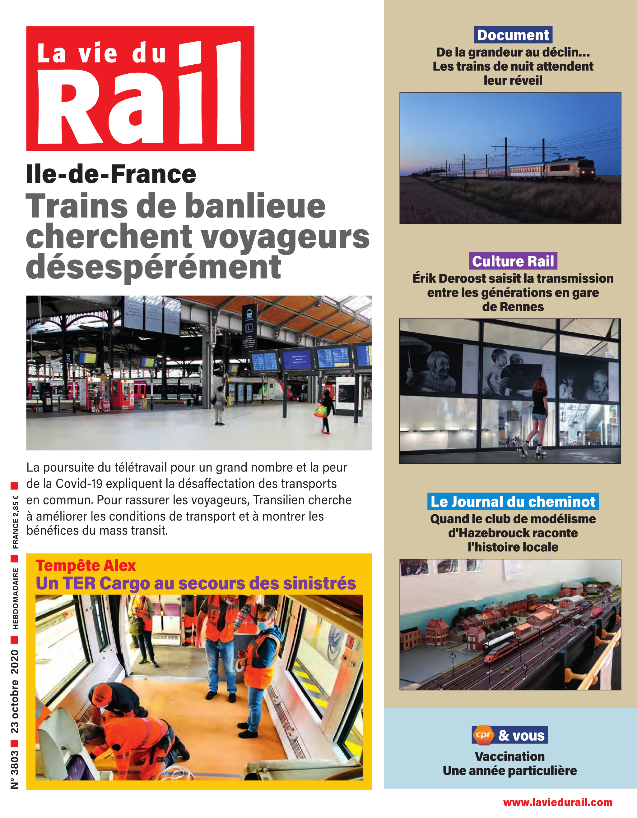 La Vie du Rail hebdo n°3803 - Numérique