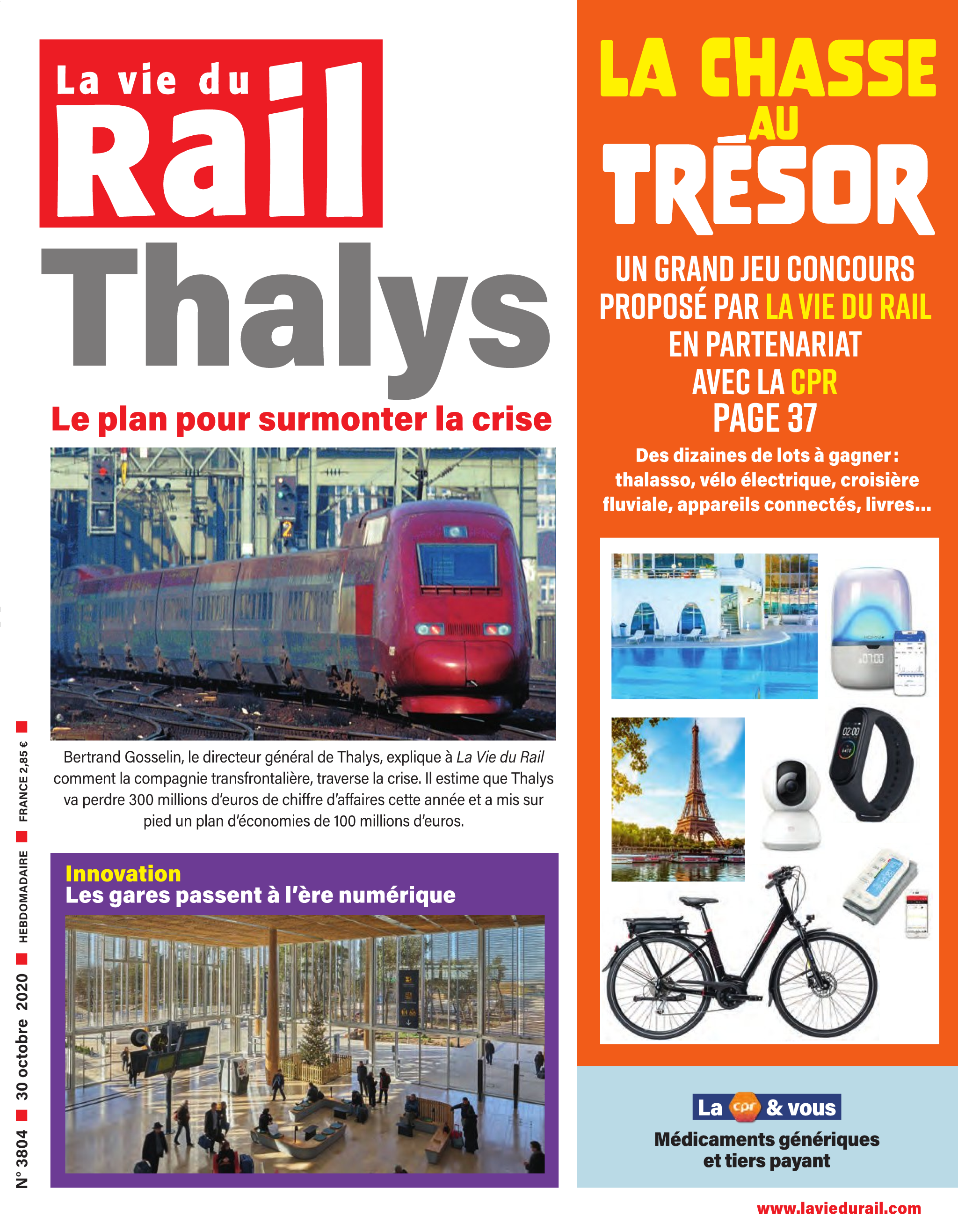 La Vie du Rail hebdo n°3804 - Numérique