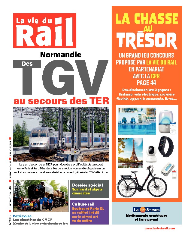 La Vie du Rail hebdo n°3805 - Numérique