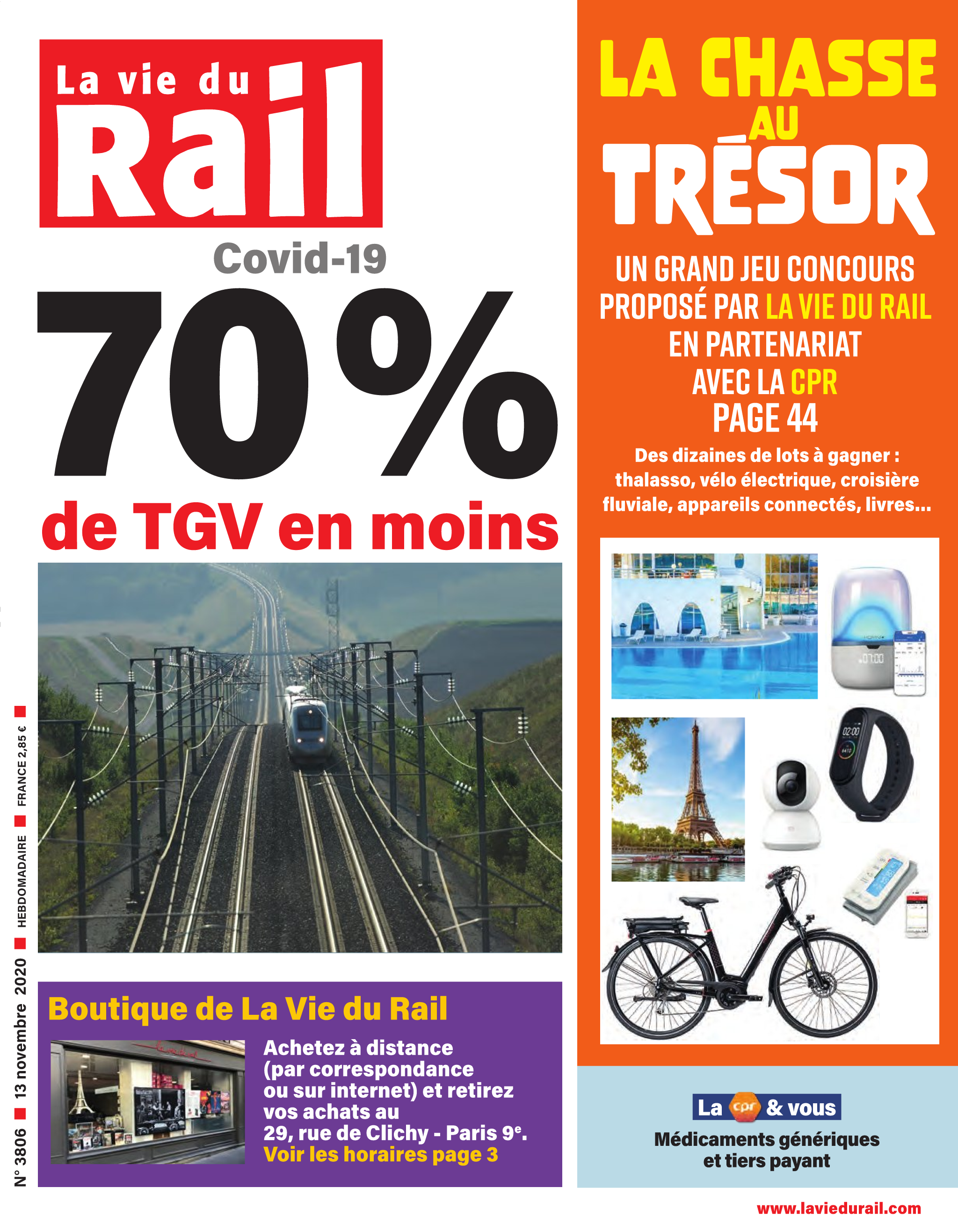 La Vie du Rail hebdo n°3806 - Numérique