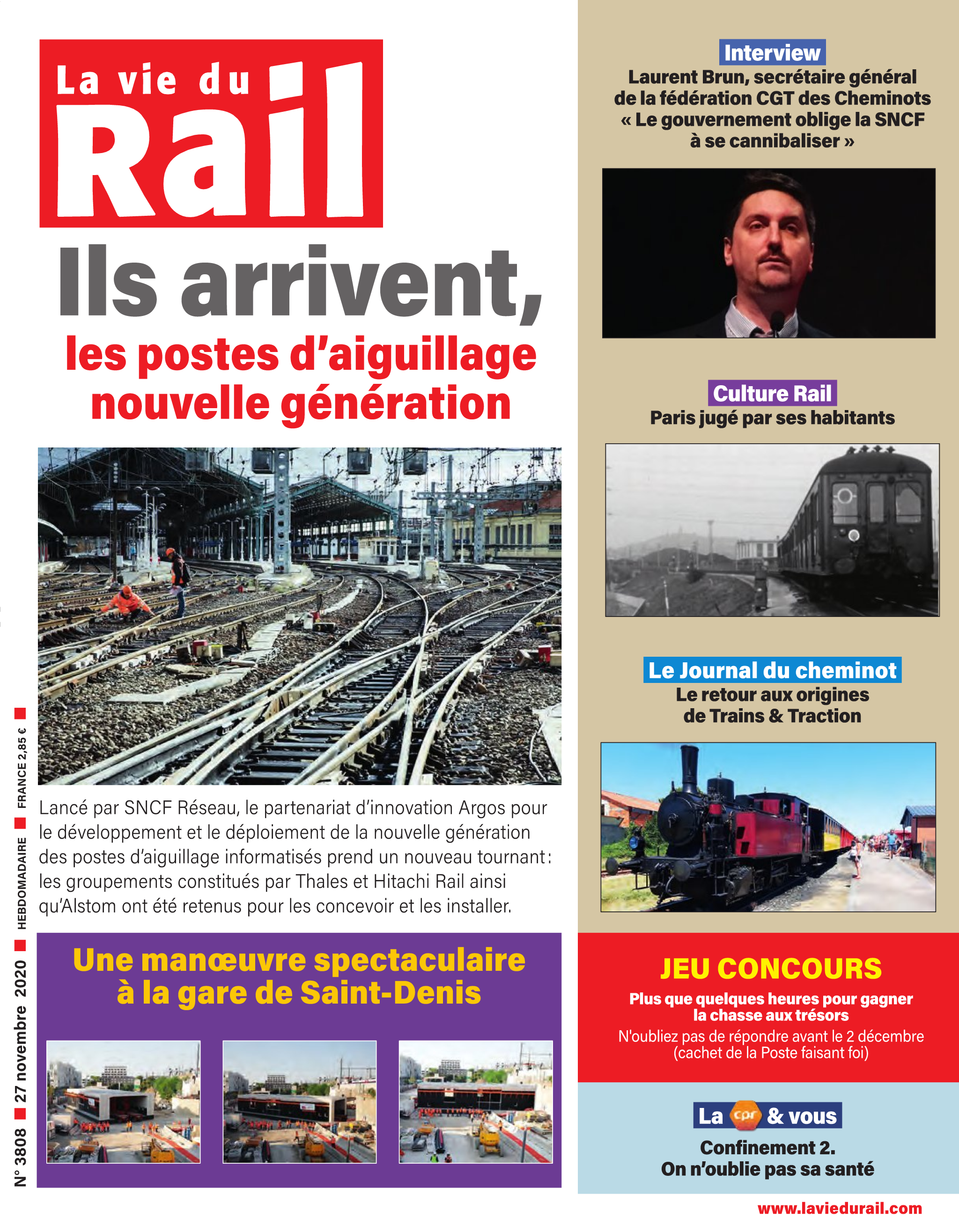 La Vie du Rail hebdo n°3808 - Numérique