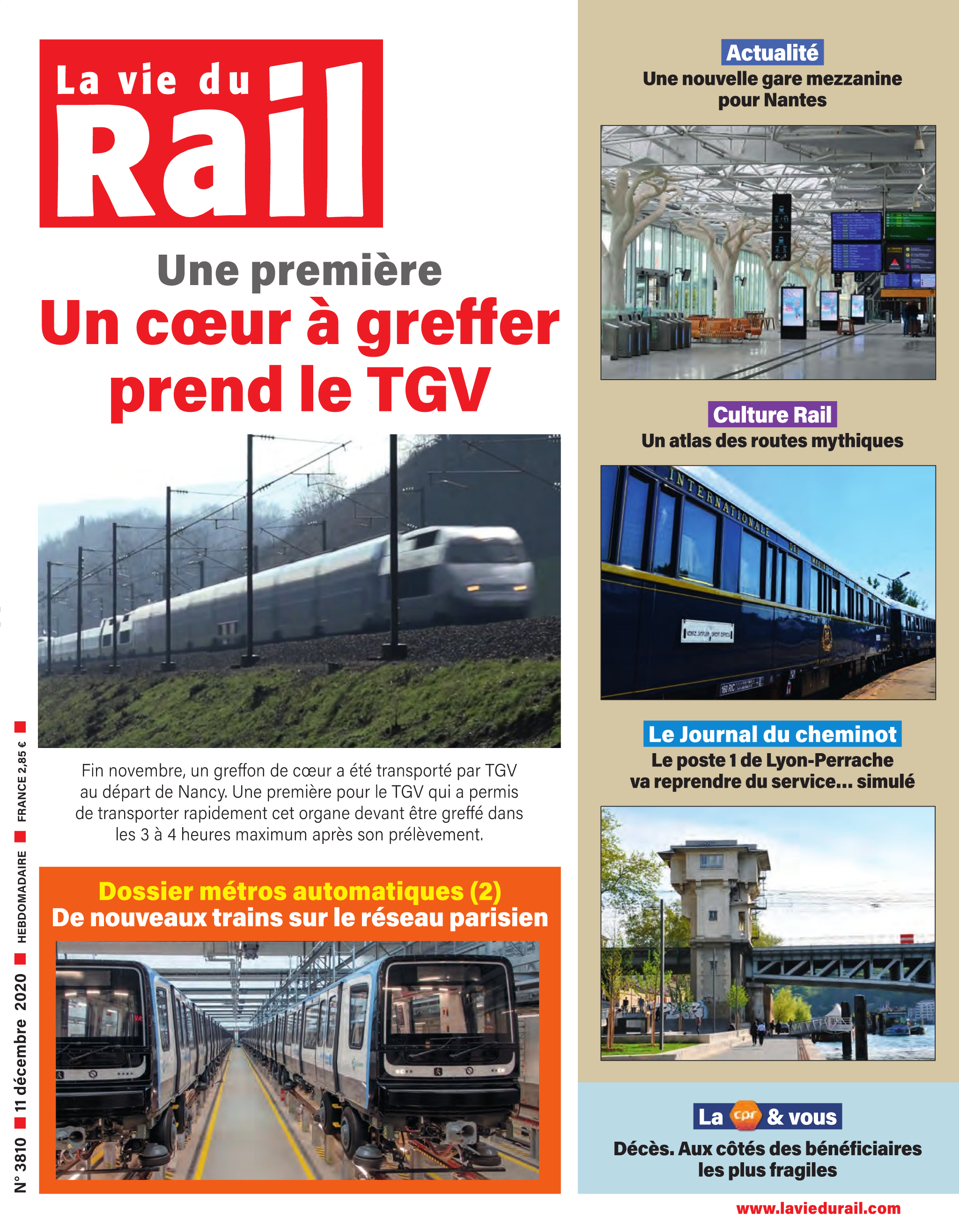 La Vie du Rail hebdo n°3810 - Numérique