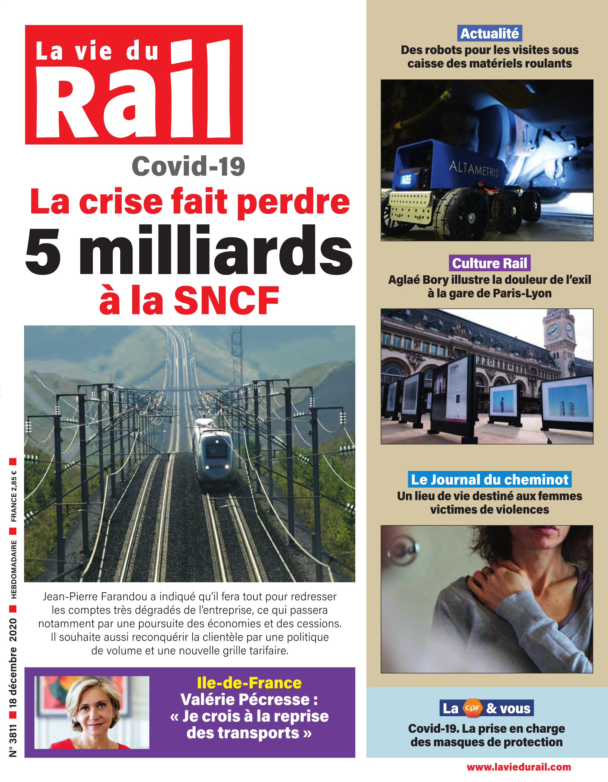 La Vie du Rail hebdo n°3811 - Numérique