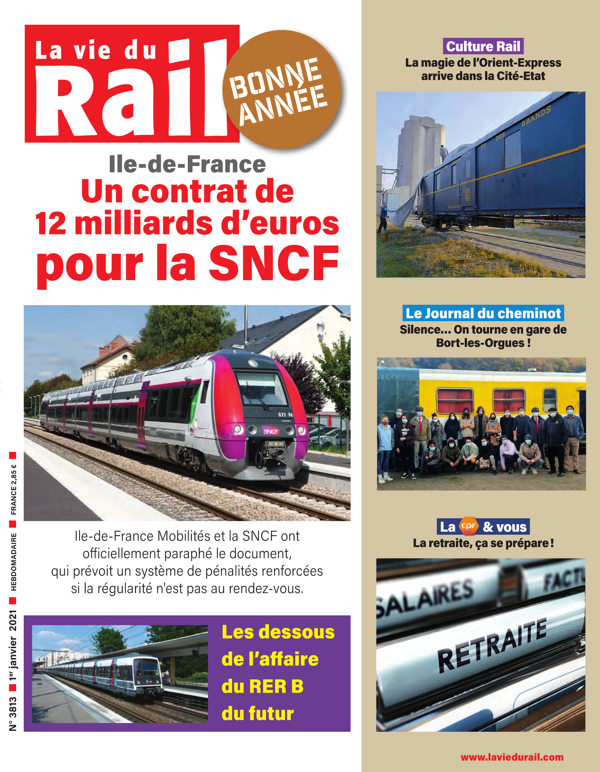 La Vie du Rail hebdo n°3813 - Numérique