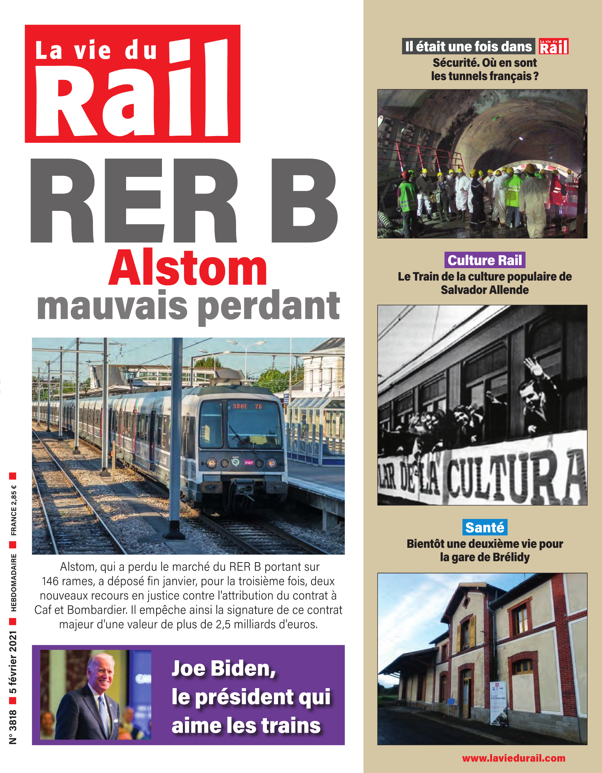 La Vie du Rail hebdo n°3818 - Numérique