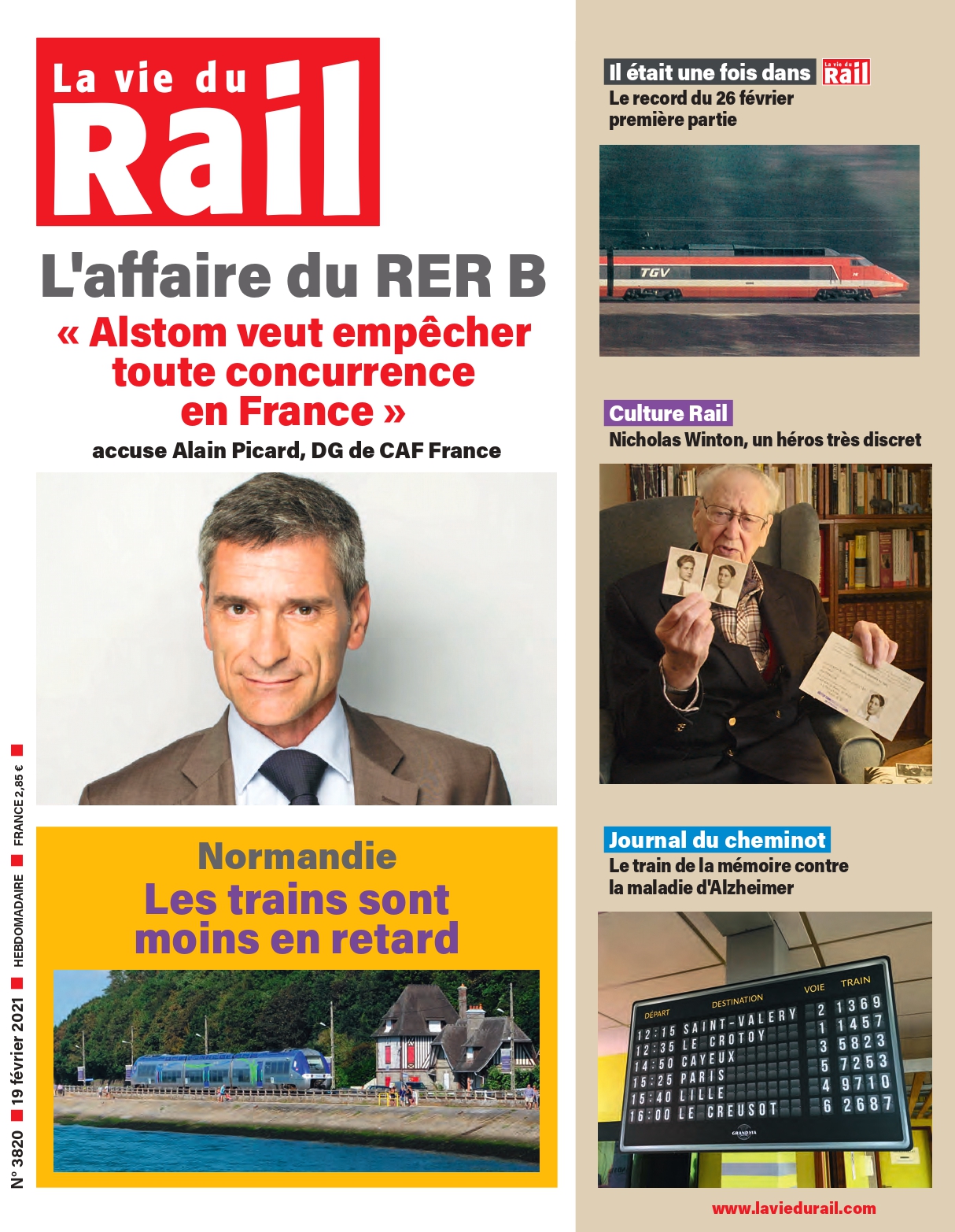 La Vie du Rail hebdo n°3820 - Numérique