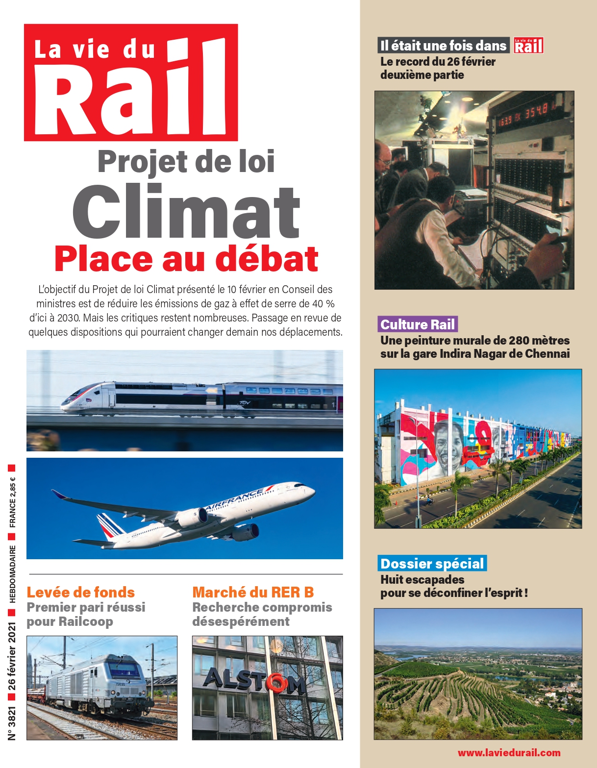 La Vie du Rail hebdo n°3821 - Numérique