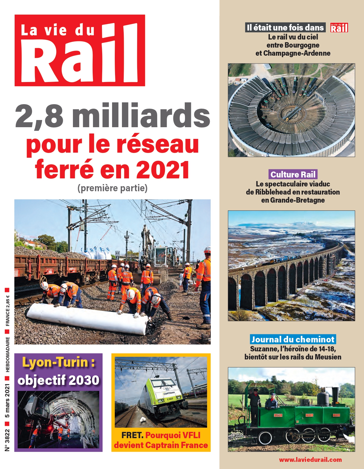 La Vie du Rail hebdo n°3822 - Numérique