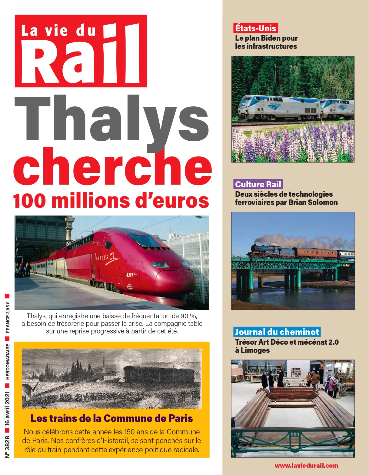 La Vie du Rail hebdo n°3828 - Numérique