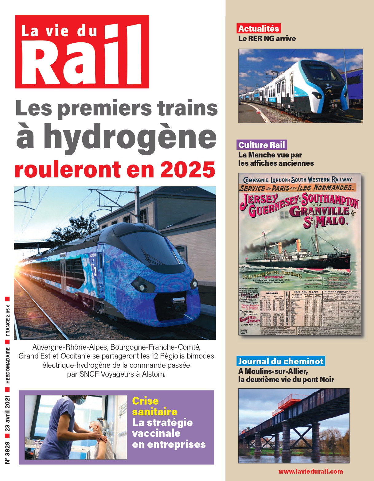 La Vie du Rail hebdo n°3829 - Numérique