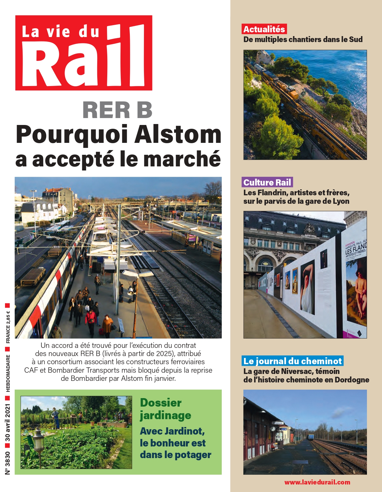 La Vie du Rail hebdo n°3830 - Numérique
