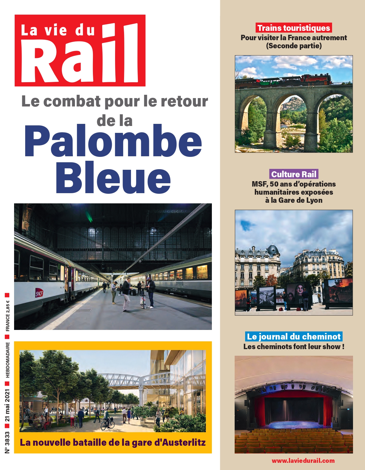 La Vie du Rail hebdo n°3833 - Numérique