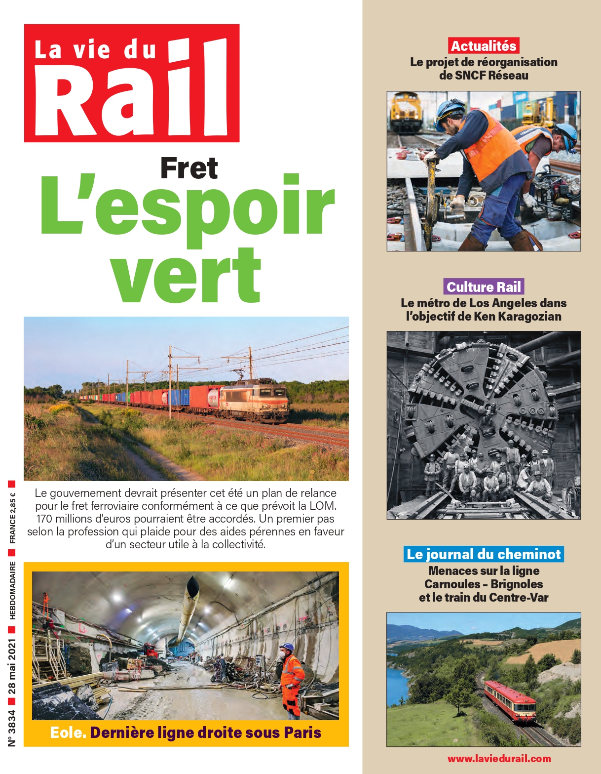 La Vie du Rail hebdo n°3834 - Numérique