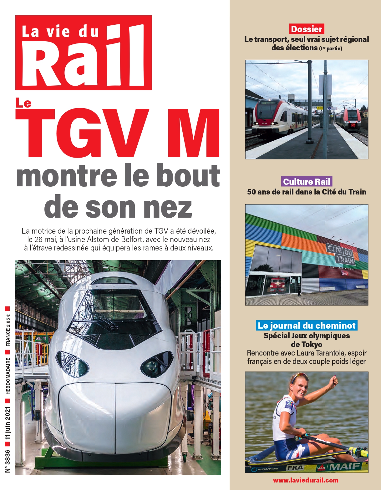 La Vie du Rail hebdo n°3836 - Numérique