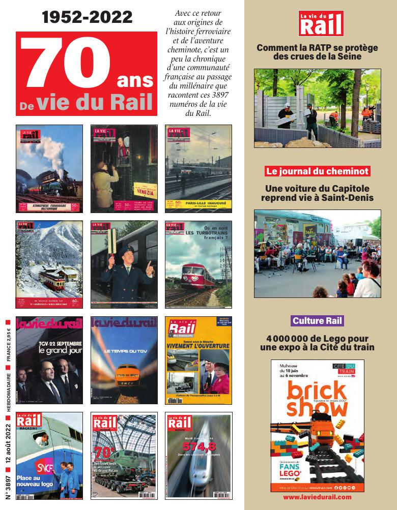 La Vie du Rail hebdo n°3897 - Numérique