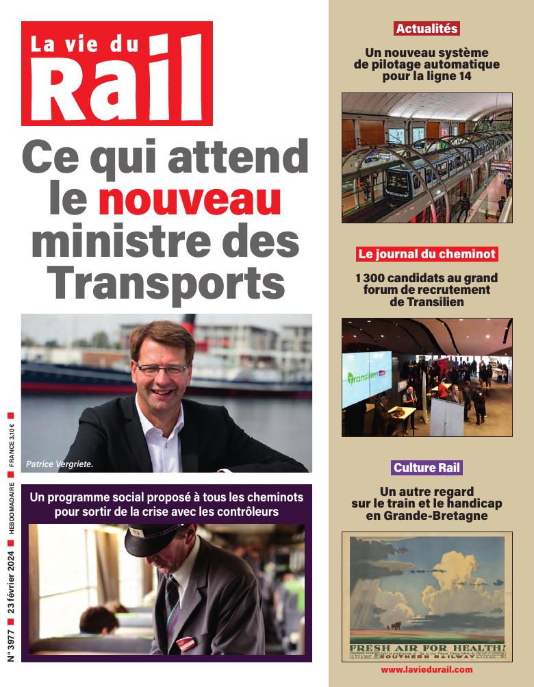 La Vie du Rail hebdo n°3977 - Numérique