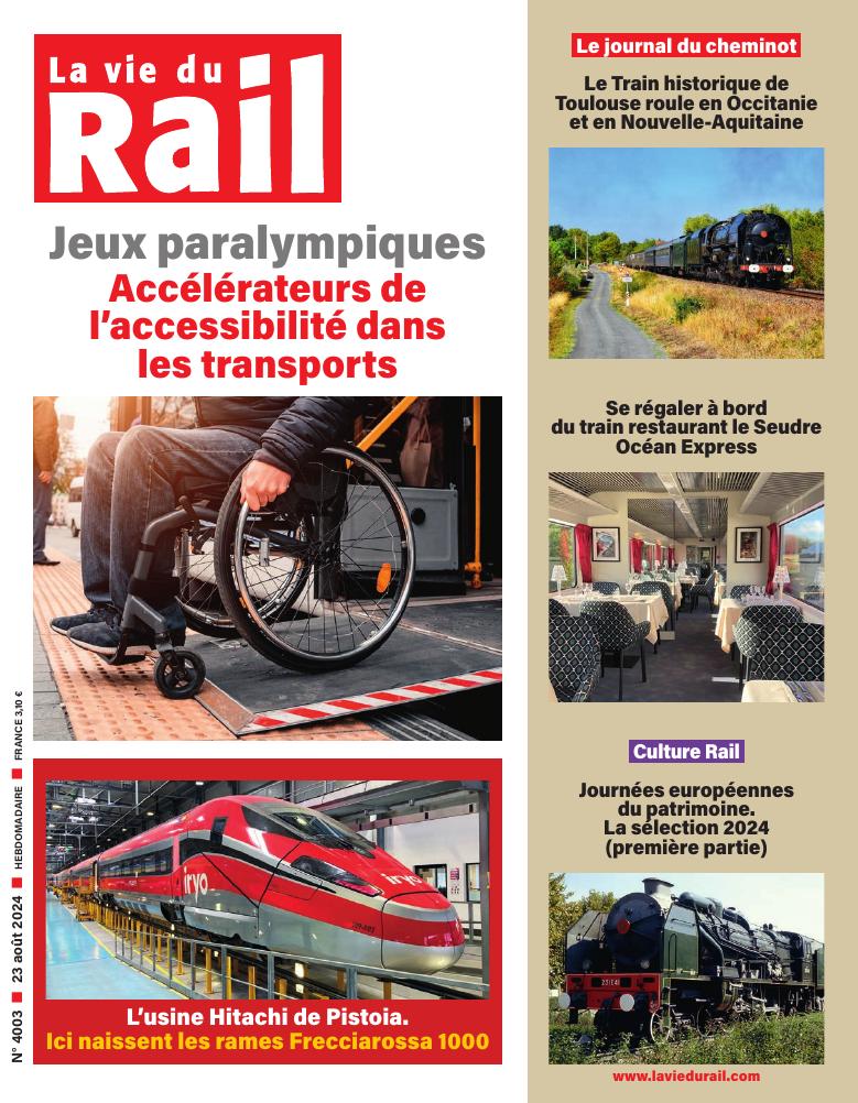 La Vie du Rail hebdo n°4003 - Numérique