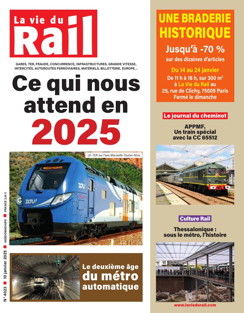 La Vie du Rail hebdo n°4023 - Numérique