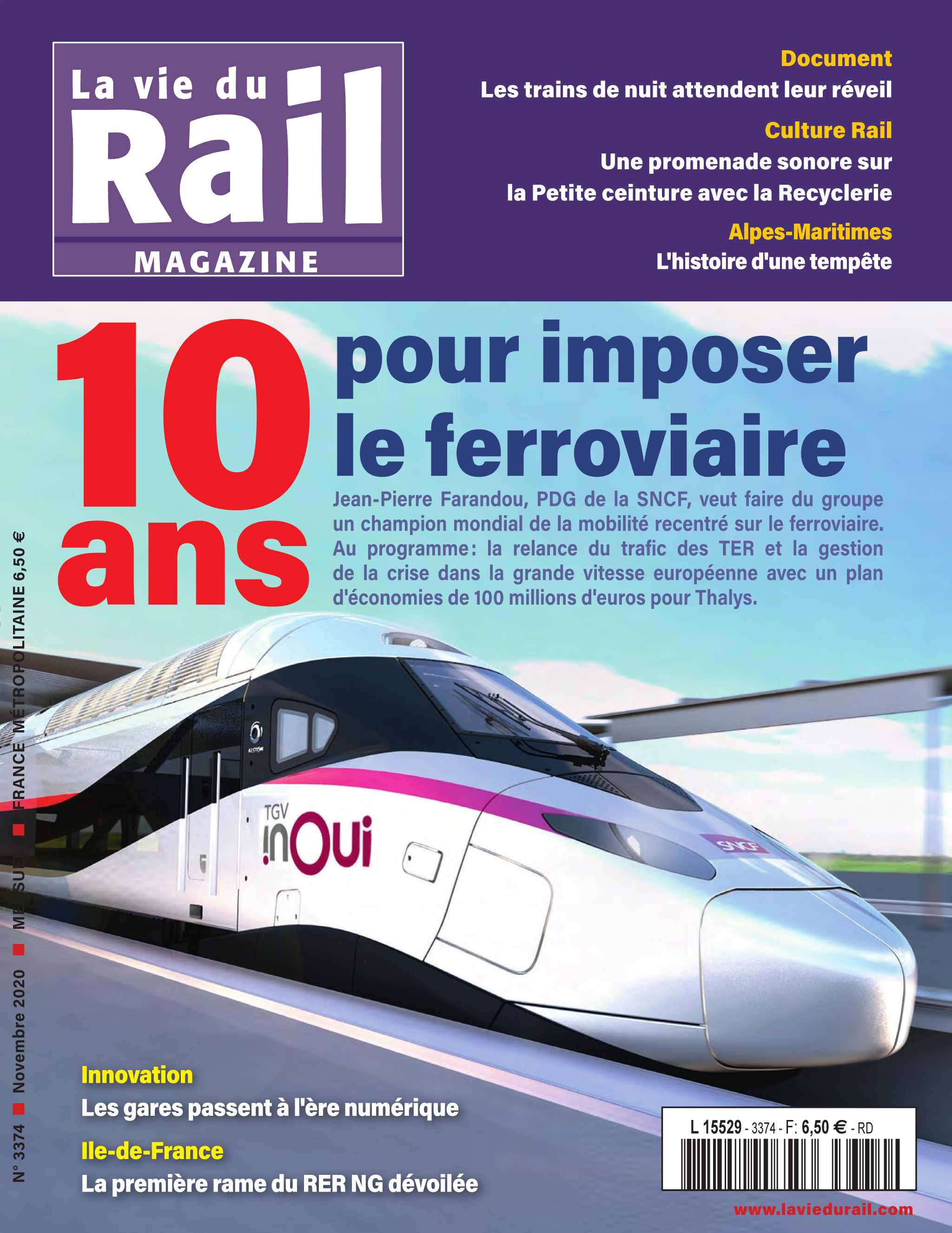 La Vie du Rail Magazine n°3374 - Numérique