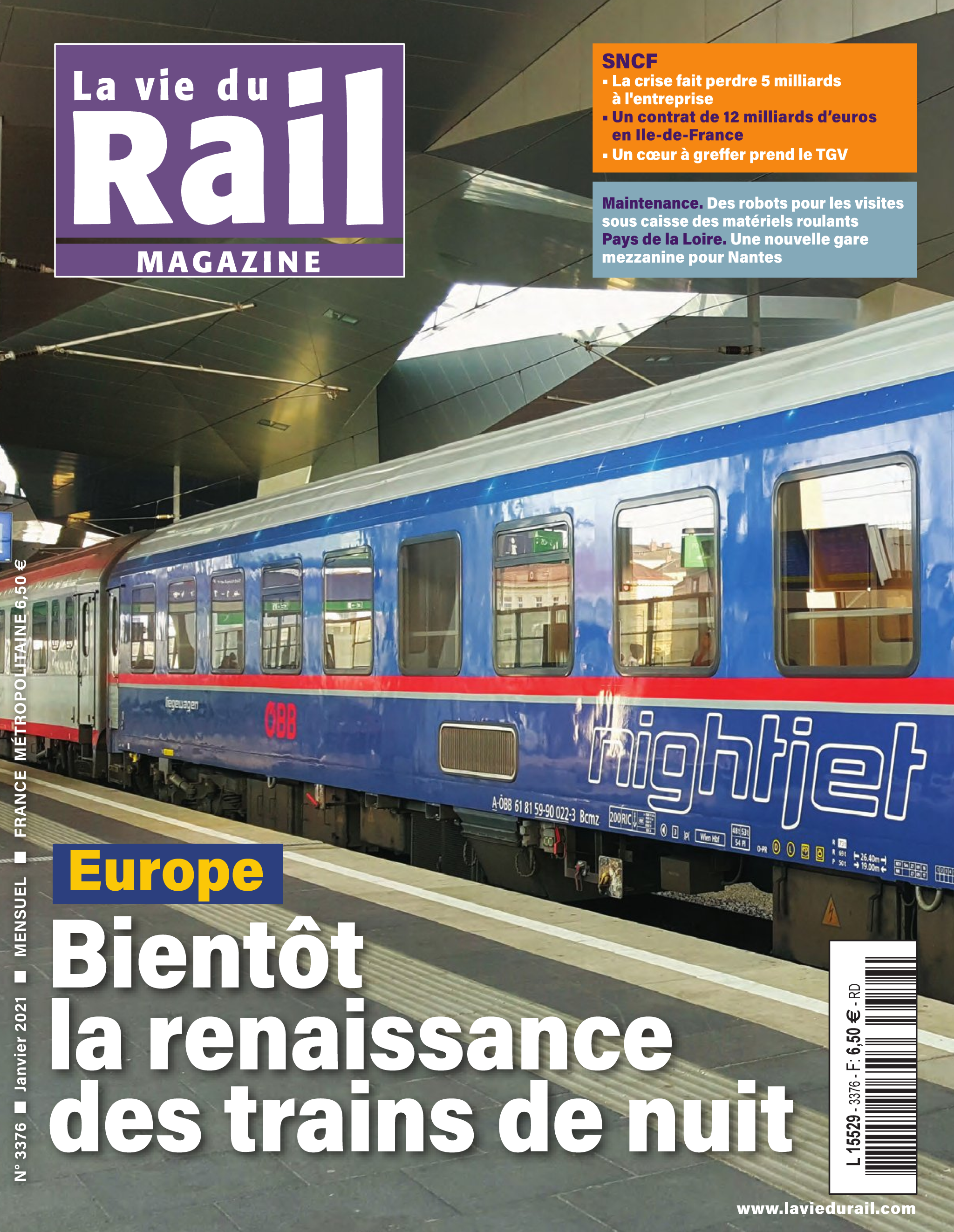 La Vie du Rail Magazine n°3376 - Numérique